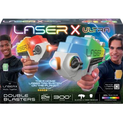 Laser X Ultra Double Blaster - Laser Tag Blaster Laser X Ultra Double Blaster - Laser Tag Blaster