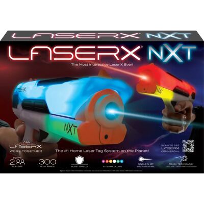 Laser X NXT Double Blasters - Laser Tag Blasters - Publicité Laser X NXT Double Blasters - Laser Tag Blasters - Publicité
