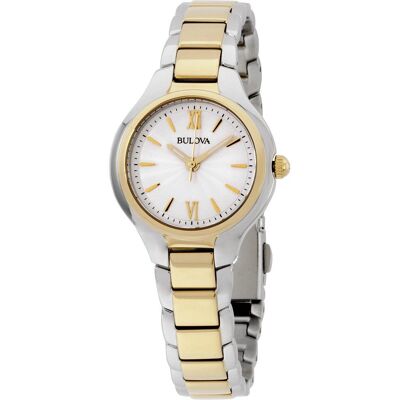 Bulova 98L217 Two Tone Gold Watch - Clock Bulova 98L217 Two Tone Gold Watch - Clock