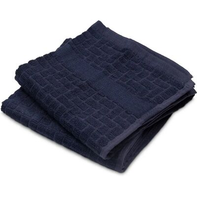 Cuisinart - Professional Sculpted Tea Towel - Blue Bamboo Cuisinart - Professional Sculpted Tea Towel - Blue Bamboo