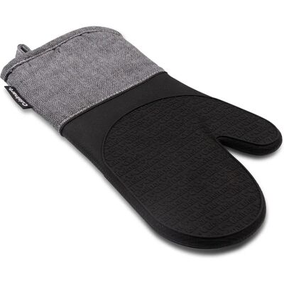 Guanto da forno Cuisinart in carbone con motivo a spina di pesce - Silicone antiscivolo - 33 x 19 cm Guanto da forno Cuisinart in carbone con motivo a spina di pesce - Silicone antiscivolo - 33 x 19 cm