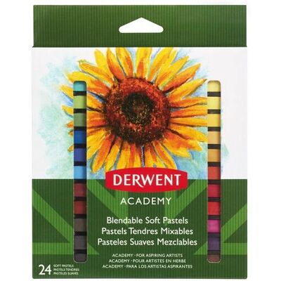 Derwent Academy Weiche Pastellkreide - 24 Farben Set Derwent Academy Weiche Pastellkreide - 24 Farben Set