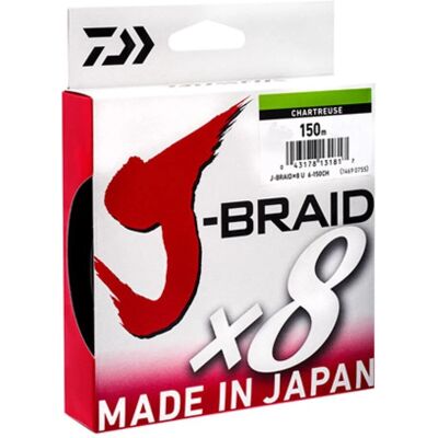 Daiwa J-Braid x8 150m - 18lb 0.13mm - Fishing Line Daiwa J-Braid x8 150m - 18lb 0.13mm - Fishing Line
