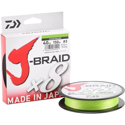 Daiwa J-Braid X8 300m - Ligne de Pêche - Publicité Daiwa J-Braid X8 300m - Ligne de Pêche - Publicité
