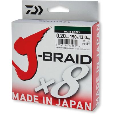 Daiwa J-Braid Multi Col. - 300m linha trançada Daiwa J-Braid Multi Col. - 300m linha trançada
