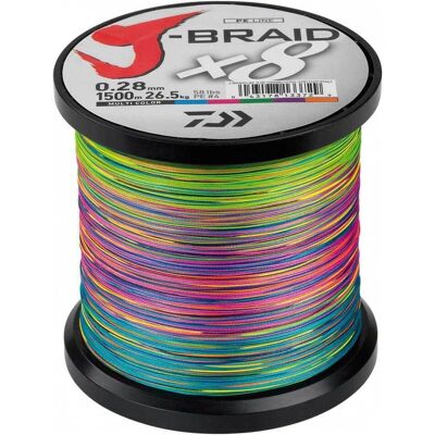 Línea de Pesca Trenzada Daiwa J-Braid 8 500 m Multi Col. Línea de Pesca Trenzada Daiwa J-Braid 8 500 m Multi Col.