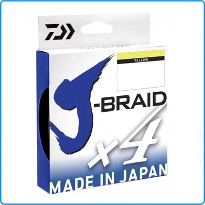 Ligne de Pêche Jaune 4-Brins Daiwa - Ligne de Pêche - Publicité Ligne de Pêche Jaune 4-Brins Daiwa - Ligne de Pêche - Publicité