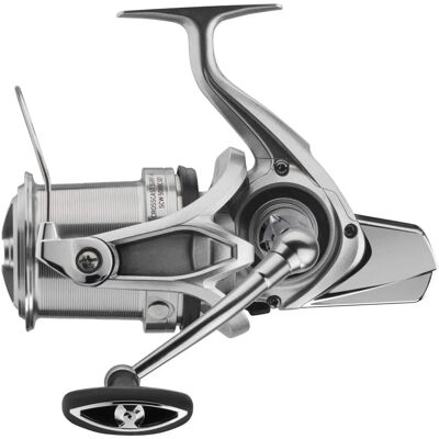Moulinet de surf Daiwa Crosscast 45SCW - Argent - Publicité Moulinet de surf Daiwa Crosscast 45SCW - Argent - Publicité
