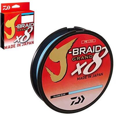 Ligne de Pêche Trançée Daiwa J-braid Grand X8 - Publicité Ligne de Pêche Trançée Daiwa J-braid Grand X8 - Publicité
