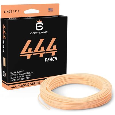 Cortland Broskvová muškařská šňůra - 27m, Dvojitá konicita, Odolná Cortland Broskvová muškařská šňůra - 27m, Dvojitá konicita, Odolná