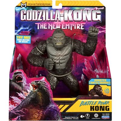 Figurine Kong Battle Roar de Playmates Toys - 7 pouces Monsterverse - Publicité Figurine Kong Battle Roar de Playmates Toys - 7 pouces Monsterverse - Publicité