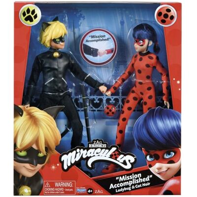 Miraculous Ladybug & Cat Noir Actionfiguren - 28cm Miraculous Ladybug & Cat Noir Actionfiguren - 28cm