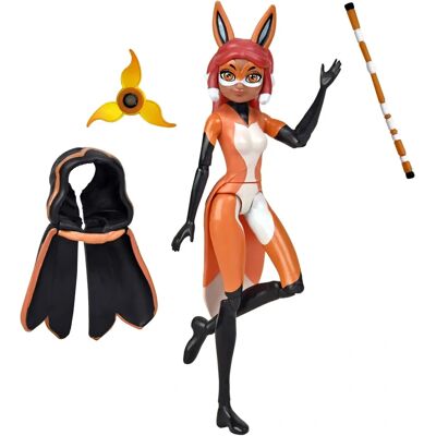 Figurine d'action Miraculous Rena Rouge 12cm - Playmates - Publicité Figurine d'action Miraculous Rena Rouge 12cm - Playmates - Publicité