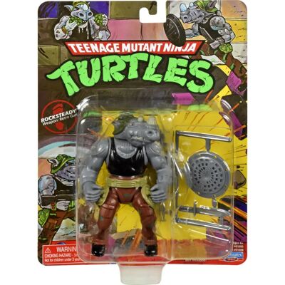 Teenage Mutant Ninja Turtles Rocksteady - Figur d'action - Publicité Teenage Mutant Ninja Turtles Rocksteady - Figur d'action - Publicité