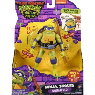 Teenage Mutant Ninja Turtles Donatello Ninja Shouts Actionfigur - Actionfigur Teenage Mutant Ninja Turtles Donatello Ninja Shouts Actionfigur - Actionfigur