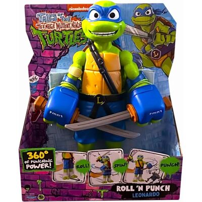 Teenage Mutant Ninja Turtles - Giant Roll And Punch Leonardo - Actionfigur Teenage Mutant Ninja Turtles - Giant Roll And Punch Leonardo - Actionfigur