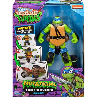 Teenage Mutant Ninja Turtles Leonardo - Przemieniająca się figurka Teenage Mutant Ninja Turtles Leonardo - Przemieniająca się figurka