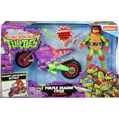 Playmates Teenage Mutant Ninja Turtles Purple Dragon Cycle - Action Figure Playmates Teenage Mutant Ninja Turtles Purple Dragon Cycle - Action Figure
