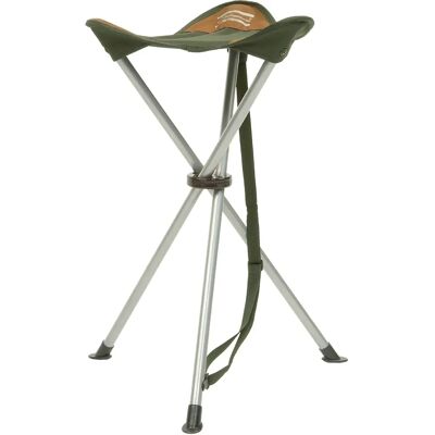 Tabouret Pliant Compact Shakespeare - Léger, 60cm, Marron/Vert Tabouret Pliant Compact Shakespeare - Léger, 60cm, Marron/Vert