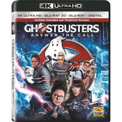 Ghostbusters ULTRA HD BLU-RAY Région A - Blu-ray, copie numérique UV/HD, 2 Pack - Publicité Ghostbusters ULTRA HD BLU-RAY Région A - Blu-ray, copie numérique UV/HD, 2 Pack - Publicité