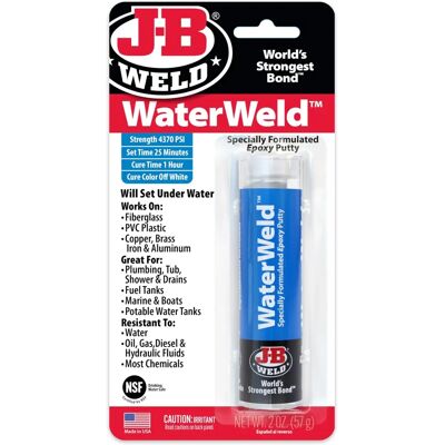 JB Weld WaterWeld Epoxidová pasta - Pod vodou, 2oz JB Weld WaterWeld Epoxidová pasta - Pod vodou, 2oz