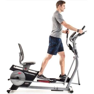 Proform Hybrid XT Entraîneur - 2 en 1 Elliptique & Vélo - Équipement de Fitness - Publicité Proform Hybrid XT Entraîneur - 2 en 1 Elliptique & Vélo - Équipement de Fitness - Publicité