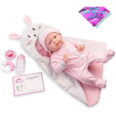 Berenguer Bunny Bunting - Bambola per neonato - Rosa Berenguer Bunny Bunting - Bambola per neonato - Rosa