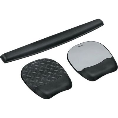 Tapis de souris Fellowes 9176001 - Gel, Noir, Ergonomique Tapis de souris Fellowes 9176001 - Gel, Noir, Ergonomique