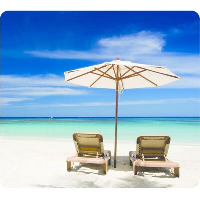 Tapis de souris Fellowes - Thème plage - Multicolore Tapis de souris Fellowes - Thème plage - Multicolore