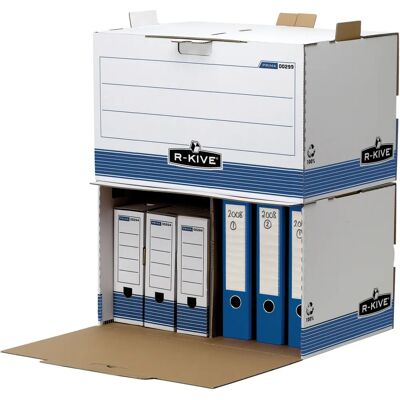 Fellowes 0029901 Boîte de stockage A4 Blanc Bleu - Boîte de stockage - Publicité Fellowes 0029901 Boîte de stockage A4 Blanc Bleu - Boîte de stockage - Publicité