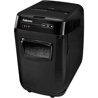Distruggidocumenti Fellowes AutoMax 200C - Taglio incrociato, 200 fogli, nero Distruggidocumenti Fellowes AutoMax 200C - Taglio incrociato, 200 fogli, nero