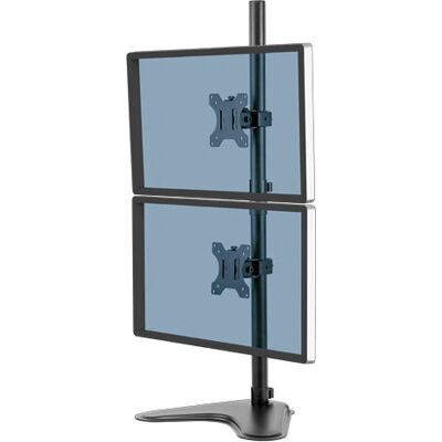 Fellowes Fekete dupla monitorállvány - 32" támogatás Fellowes Fekete dupla monitorállvány - 32" támogatás