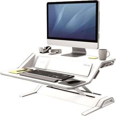 Fellowes Lotus DX Wysokościowo regulowany stanowisko pracy - Biały Fellowes Lotus DX Wysokościowo regulowany stanowisko pracy - Biały