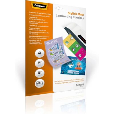 Fellowes Modell 5602101 Matte A4 Laminierungssäche - Laminator Täschchen Fellowes Modell 5602101 Matte A4 Laminierungssäche - Laminator Täschchen