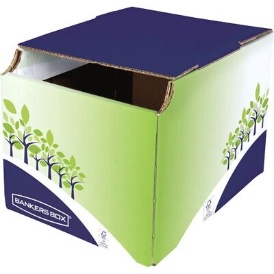 Fellowes 8049301 Cubo de basura rectangular de cartón reciclado - 16L Set de 5 Fellowes 8049301 Cubo de basura rectangular de cartón reciclado - 16L Set de 5