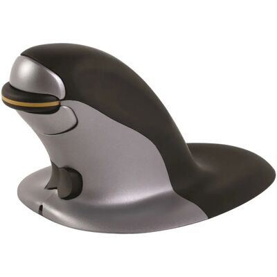 Fellowes Penguin Wireless Laser Mouse - Ergonomic Vertical - 1200 DPI Fellowes Penguin Wireless Laser Mouse - Ergonomic Vertical - 1200 DPI