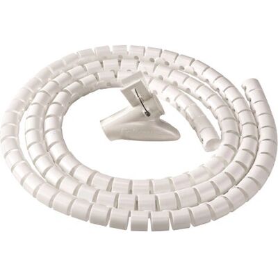 Fellowes CableZip - Tubo flessibile riutilizzabile per cavi - Bianco - Organizzatore di cavi per pavimento Fellowes CableZip - Tubo flessibile riutilizzabile per cavi - Bianco - Organizzatore di cavi per pavimento
