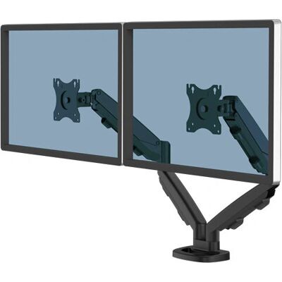 Fellowes Eppa Dual Monitorarm - Schwarz - Monitorhalterung Fellowes Eppa Dual Monitorarm - Schwarz - Monitorhalterung