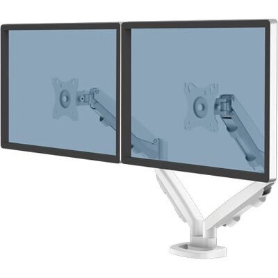 Fellowes Eppa 9683501 Weiß Dual-Monitorarm - 39" Fellowes Eppa 9683501 Weiß Dual-Monitorarm - 39"