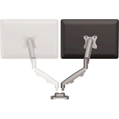 Uchwyt monitora Fellowes Eppa - Srebrny - Podwójne wsparcie 39" Uchwyt monitora Fellowes Eppa - Srebrny - Podwójne wsparcie 39"