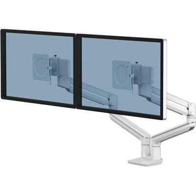 Support de moniteur blanc Fellowes - Réglable en hauteur 40" Support de moniteur blanc Fellowes - Réglable en hauteur 40"