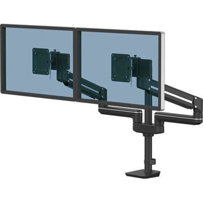 Support moniteur Fellowes Tallo 8615501 - Support ergonomique pour deux écrans 40" - Publicité Support moniteur Fellowes Tallo 8615501 - Support ergonomique pour deux écrans 40" - Publicité