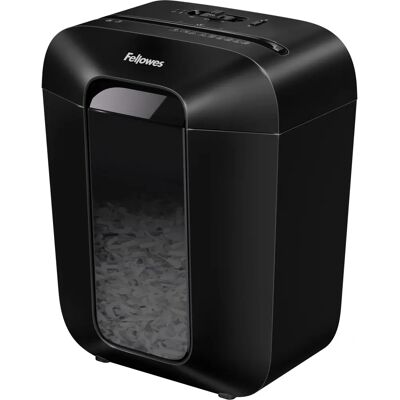 Fellowes LX45 Kreuzschlitz-Aktenvernichter - 8 Blätter - Schwarz Fellowes LX45 Kreuzschlitz-Aktenvernichter - 8 Blätter - Schwarz