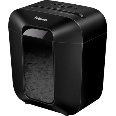 Fellowes LX25 Paper Shredder - Cross Cut - Black Fellowes LX25 Paper Shredder - Cross Cut - Black