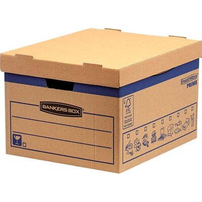 Fellowes 6204001 Boîte de Rangement - 47L, Recyclable, Double Renforcée - Publicité Fellowes 6204001 Boîte de Rangement - 47L, Recyclable, Double Renforcée - Publicité
