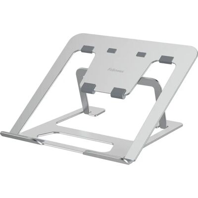 Support pour ordinateur portable Fellowes Alumia - Réglable en hauteur - Argent - Publicité Support pour ordinateur portable Fellowes Alumia - Réglable en hauteur - Argent - Publicité