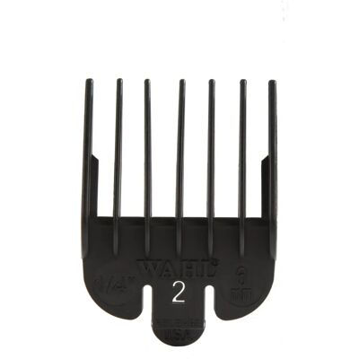 Accessoire Peigne Wahl Professionnel Noir Taille No.2 - Peigne de coupe Accessoire Peigne Wahl Professionnel Noir Taille No.2 - Peigne de coupe