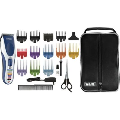 Tondeuse Wahl 09649-016 - Bleu - Réglable - Sans fil et avec fil - 1,5mm - Publicité Tondeuse Wahl 09649-016 - Bleu - Réglable - Sans fil et avec fil - 1,5mm - Publicité