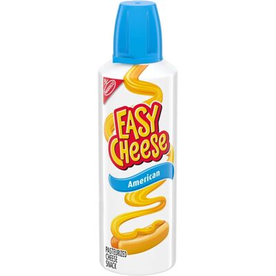 Kraft Easy Cheese en tube saveur américaine - Fromage - Publicité Kraft Easy Cheese en tube saveur américaine - Fromage - Publicité