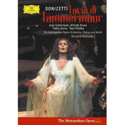 Deutsche Grammophon Lucia di Lammermoor Joan Sutherland - DVD d’Opéra - Publicité Deutsche Grammophon Lucia di Lammermoor Joan Sutherland - DVD d’Opéra - Publicité